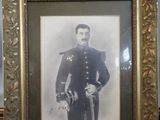 a picture of a man in a military uniform in a picture frame