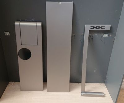 Habillage pour poêle JOLLY-MEC , couleur gris tourterelle -N…