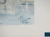a picture of a painting on the wall of a room