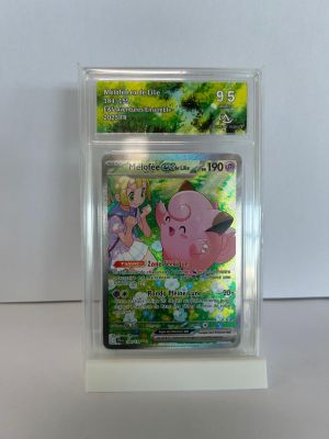 Carte Pokémon Mélofée Ex de Lilie 184/159 carte gradée colle…