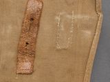 a close up of a piece of luggage with a leather strap