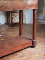 GRANDE JARDINIERE rectangulaire en acajou et placage d'acajo… (photo 5)