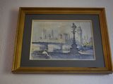 a picture of a painting hanging on the wall