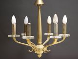 an image of a chandelier with five lights on each of it ' s arms