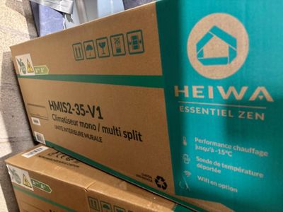 Une unité de climatisation intérieure HEIWA modèle essentiel zen HMIS2 - Photo 1