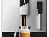 a close up of a coffee machine with a cup of coffee