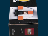 a box with a lego star wars figure inside of it