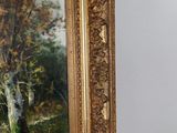an image of a painting of a woman walking down a dirt road