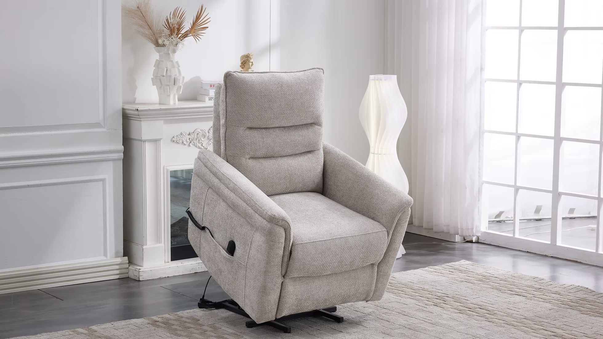 1 x Fauteuil releveur 1 moteur Beige :