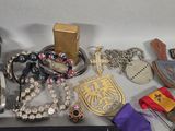 a lot of different items that are on the table