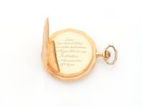 an image of a gold pocket watch on a white background