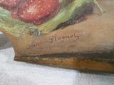 une image d'un tableau représentant un fruit sur une table
