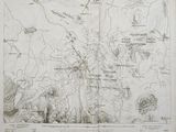 an old map of the battle of the somme, with a line of soldiers on it