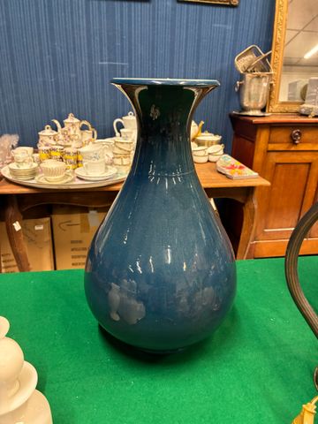 Samson – Vase en céramique, signé sous la base (Fond percé). H 43