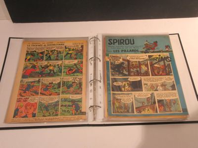 LOT DE MAGAZINES SPIROU ANNEES 1957/58 DONT N° NOEL (d…