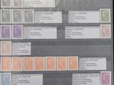 a close up of a piece of paper with stamps on it