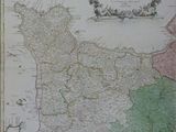 an old map of the county of hampshire in the 17th century