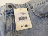 the back of a pair of jeans with a price tag on it