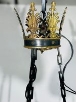 Suspension circulaire électrifiée en forme de lampe antique … (photo 3)