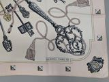 a picture of a scarf with a bunch of keys on it