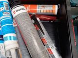a tool box filled with different types of construction materials