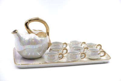 France porcelaine Service à liqueur, en forme de citrouille …