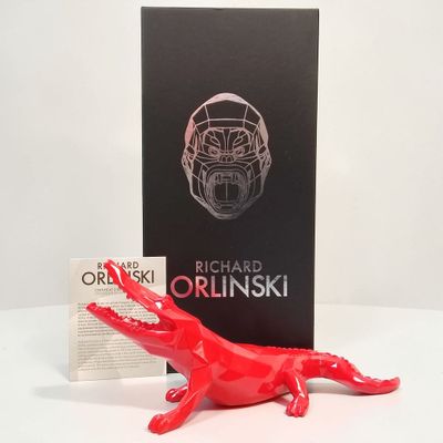 ORLINSKI Richard (1966-). Croco Red Glossy.