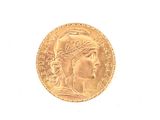 an image of a gold coin on a white background