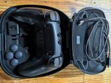 a black case that has a video game controller inside of it
