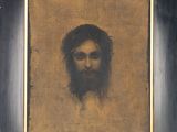 an image of a painting of a man with a crown of thorns on his head
