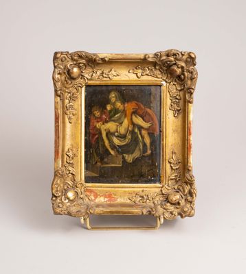an image of a painting of a woman holding a child