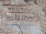 a picture of a painting on the wall of a building