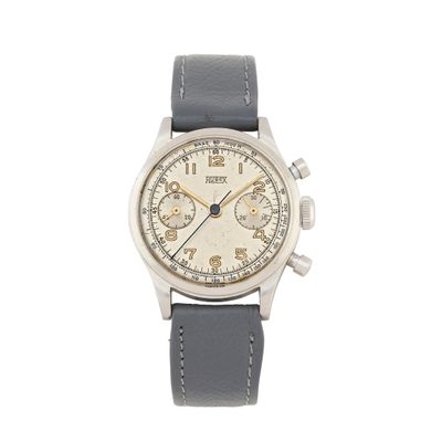 HUGEX No. 63255 Chronographe bracelet en acier Boîtier : ron…