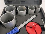 a tool in a tool case with tools inside of it