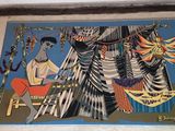 a picture of a painting on the wall of a building