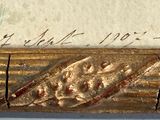 a close up of a piece of writing on a piece of paper
