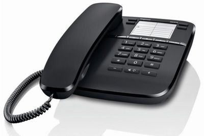 7571-567 / Téléphone filaire noir GIGASET DA 410 - Fonction Mains-libr