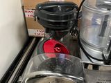 a blender sitting on top of a counter next to a box of food