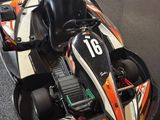 un kart de course portant le numéro 16