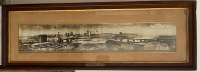 une photo d'un tableau accroché au mur