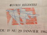 a poster with a drawing of a plane on it