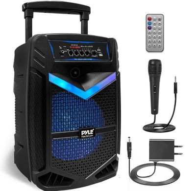 EL303 enceinte PYLE avec micro - retour clients, test d'allu…