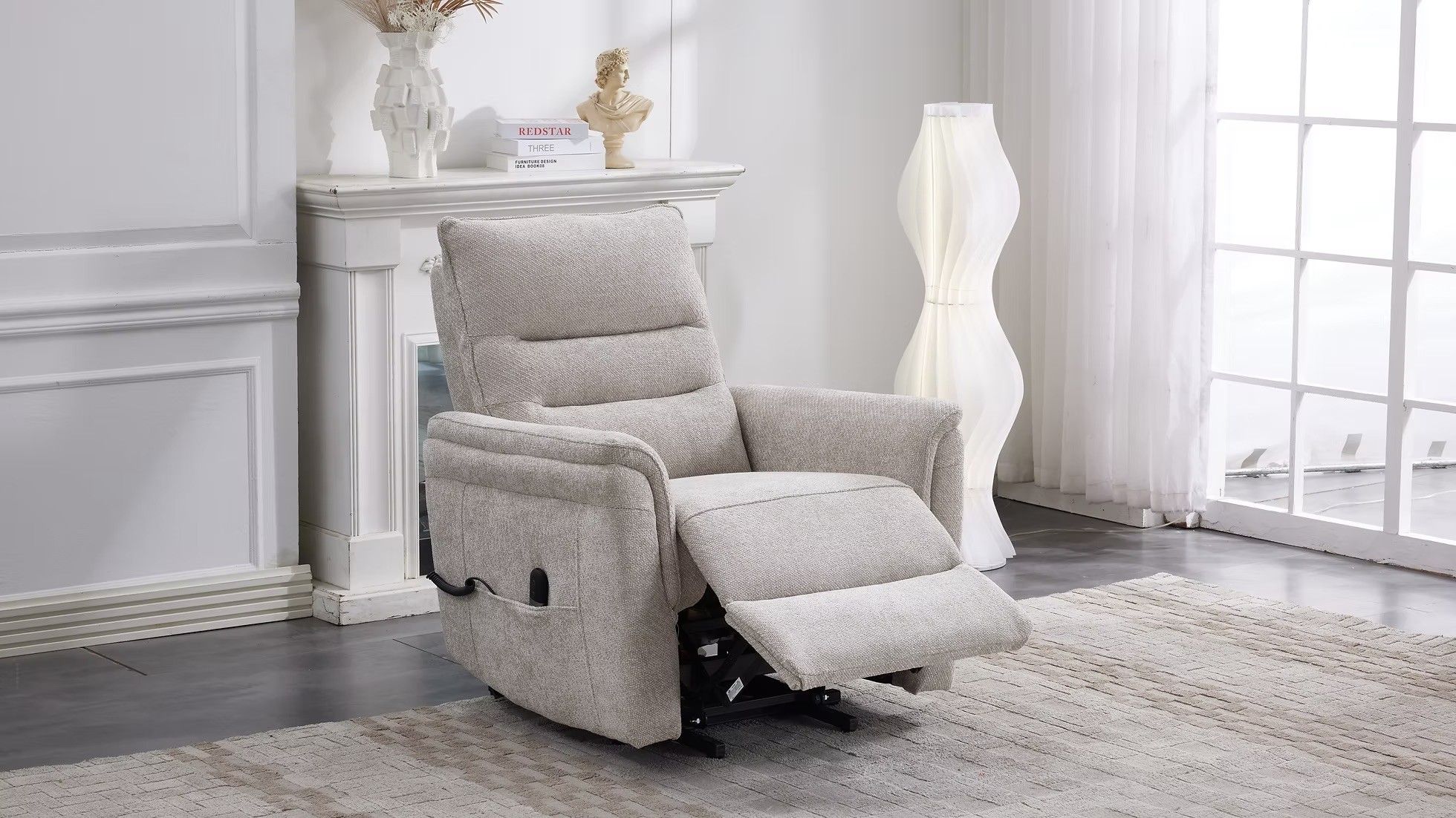 1 x Fauteuil releveur 1 moteur Beige :