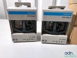 two boxes with two different types of electronic devices in them