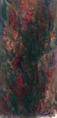 une image représentant un tableau où figure un homme avec une fleur dans les cheveux