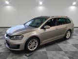 the volkswagen golf wagon is parked in a large room