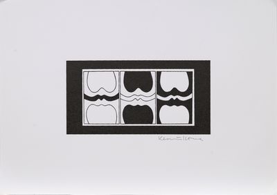 une image représentant un dessin en noir et blanc d'une fenêtre avec des moustaches