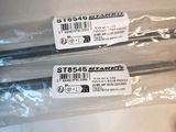 two black wires that are wrapped in plastic