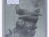 the cover of a book with a drawing of a man wearing a hat