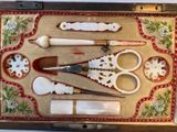 a box with a bunch of different items in it